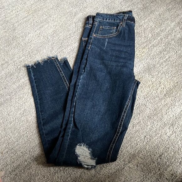 Wild Fable Highest Rise Womens 8 Skinny Jeans Distressed - Picture 7 of 12